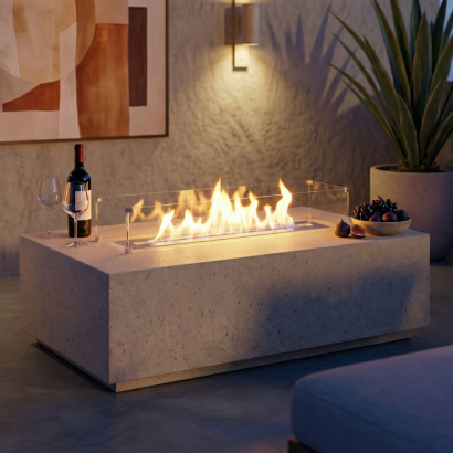 Rectangle Hafif Beton Ateş Çukuru Rectangle Hafif Beton Ateş Çukuru