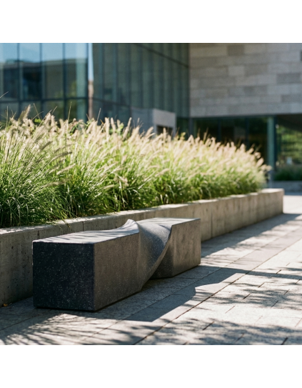 TWIST - Hafif beton bank