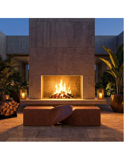 TWIST - Hafif beton bank