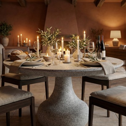 DROP Hafif Beton Masa 