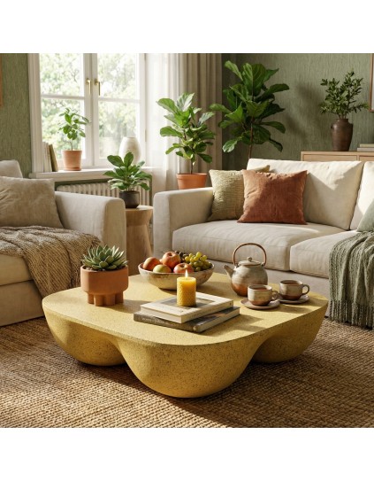 FUN Hafif Beton Orta Sehpa 