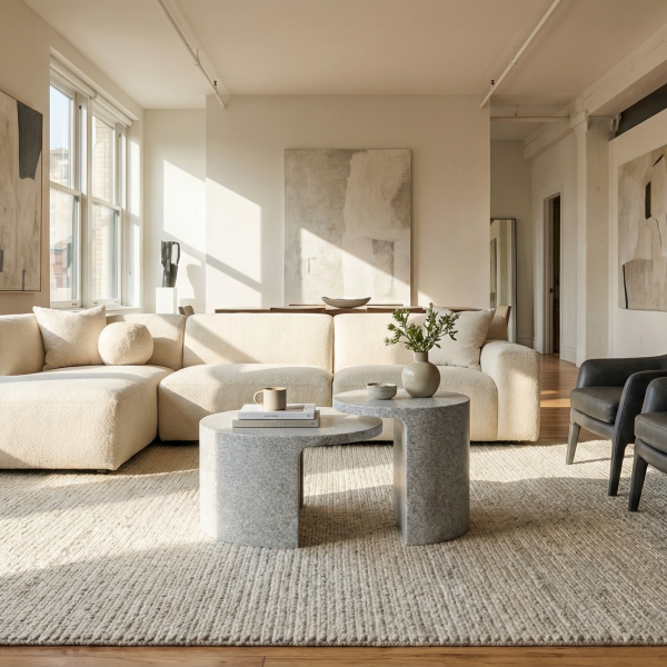 Halv Hafif Beton Sehpa