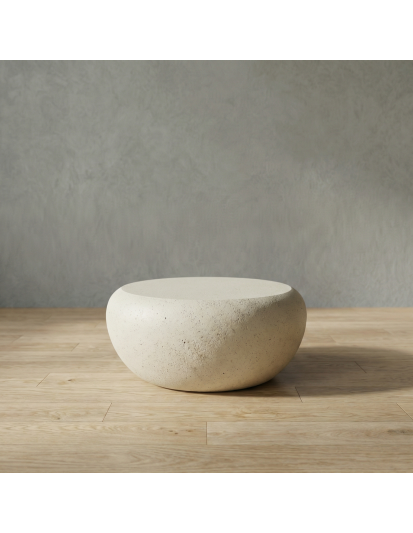 PUFF Hafif Beton Orta Sehpa 