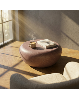 PUFF - Hafif Beton Orta Sehpa PUFF - Hafif Beton Orta Sehpa