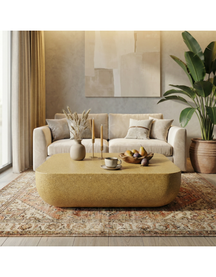 CURVE Hafif Beton Orta Sehpa