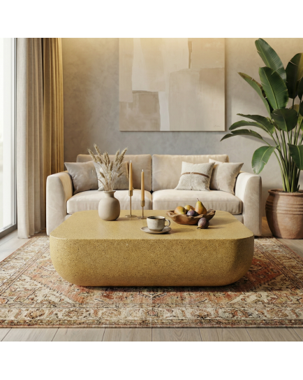 CURVE Hafif Beton Orta Sehpa