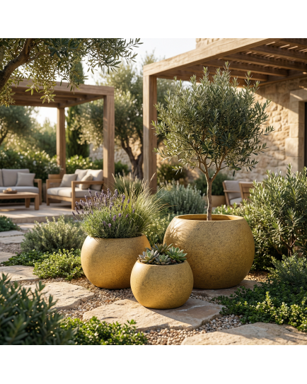 Flat - Hafif Beton Saksı