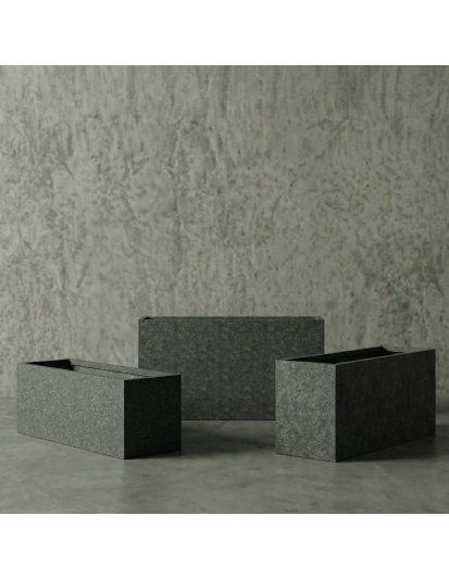 ECKIG Hafif Beton Saksı 