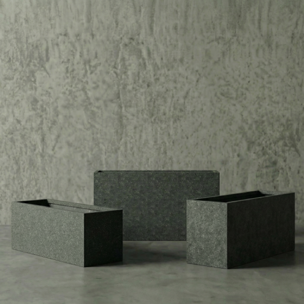 Eckig - Hafif Beton Saksı