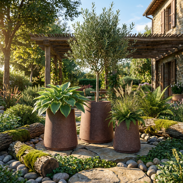 Aros - Hafif Beton Saksı