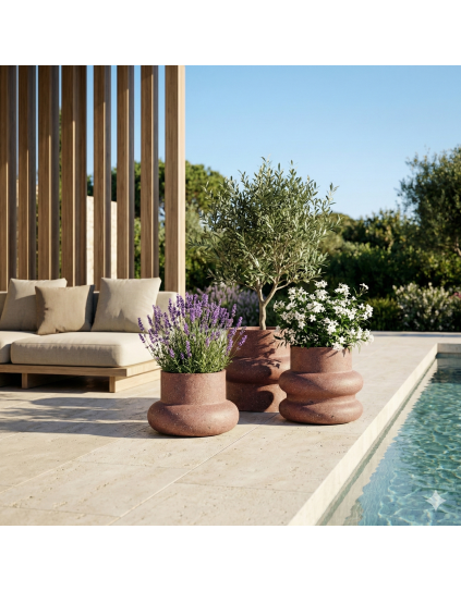 RING Hafif Beton Saksı 