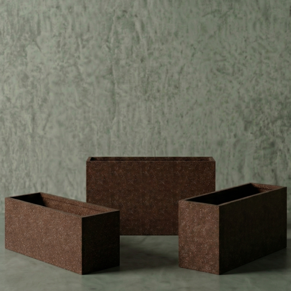 Eckig - Hafif Beton Saksı