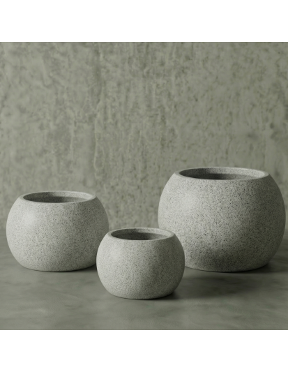 FLAT Hafif Beton Saksı FLAT Hafif Beton Saksı