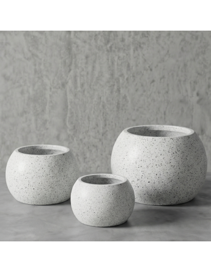 FLAT Hafif Beton Saksı FLAT Hafif Beton Saksı