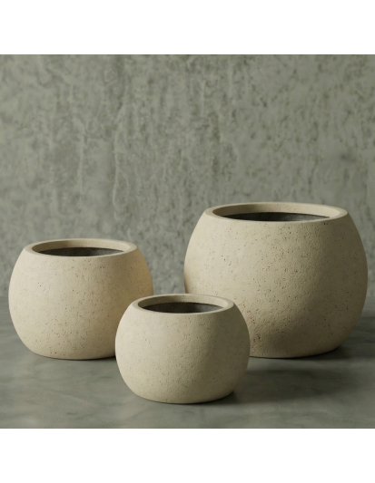 FLAT Hafif Beton Saksı FLAT Hafif Beton Saksı