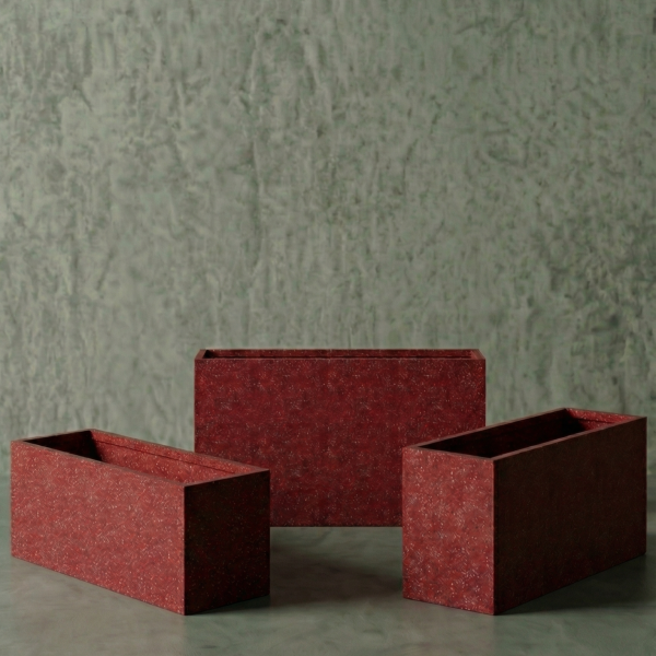 Eckig - Hafif Beton Saksı