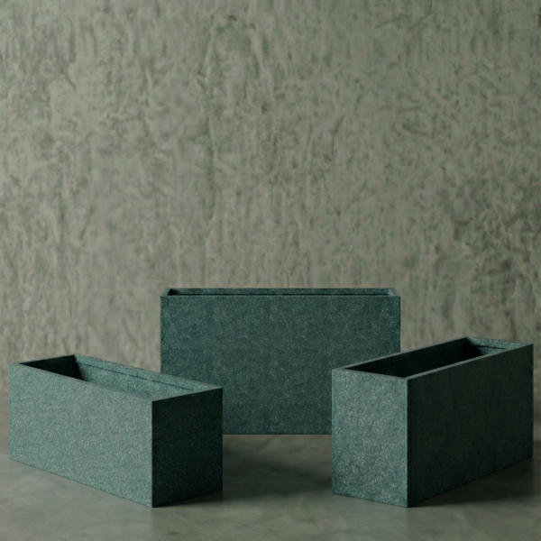 Eckig - Hafif Beton Saksı