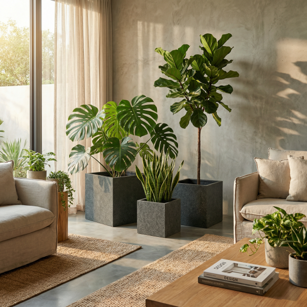 Angular - Hafif Beton Saksı Angular - Hafif Beton Saksı