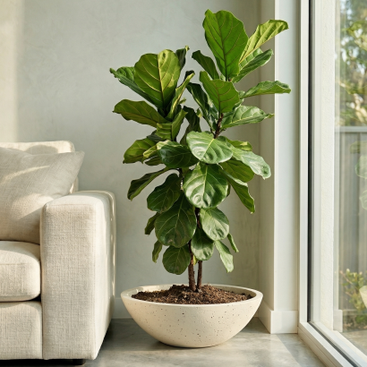 BONZA Hafif Beton Saksı BONZA Hafif Beton Saksı