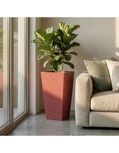 KONİK Hafif Beton Saksı 