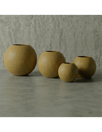 ROUND Hafif Beton Saksı 