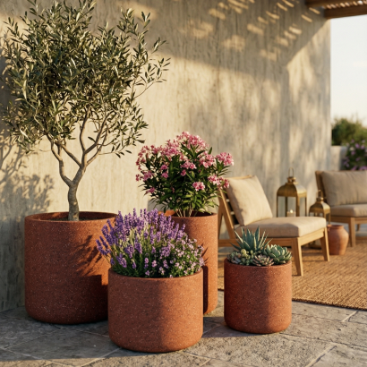 VALEC Hafif Beton Saksı 