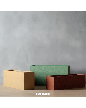 Eckig - Hafif Beton Saksı