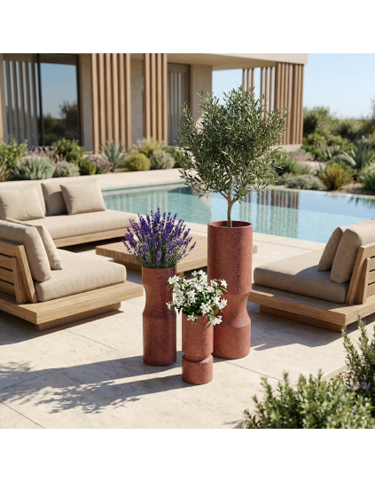 SLIM Hafif Beton Vazo SLIM Hafif Beton Vazo