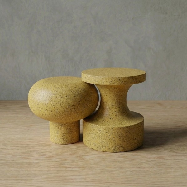 NESTED Hafif Beton Yan Sehpa