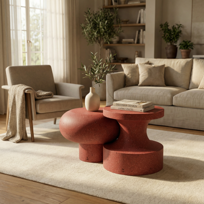 Nested Hafif Beton Yan Sehpa Nested Hafif Beton Yan Sehpa