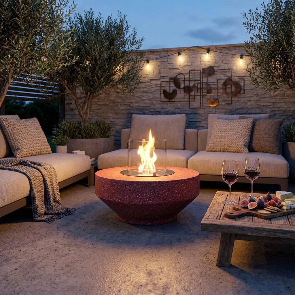 Plateau Hafif Beton Ateş Çukuru 