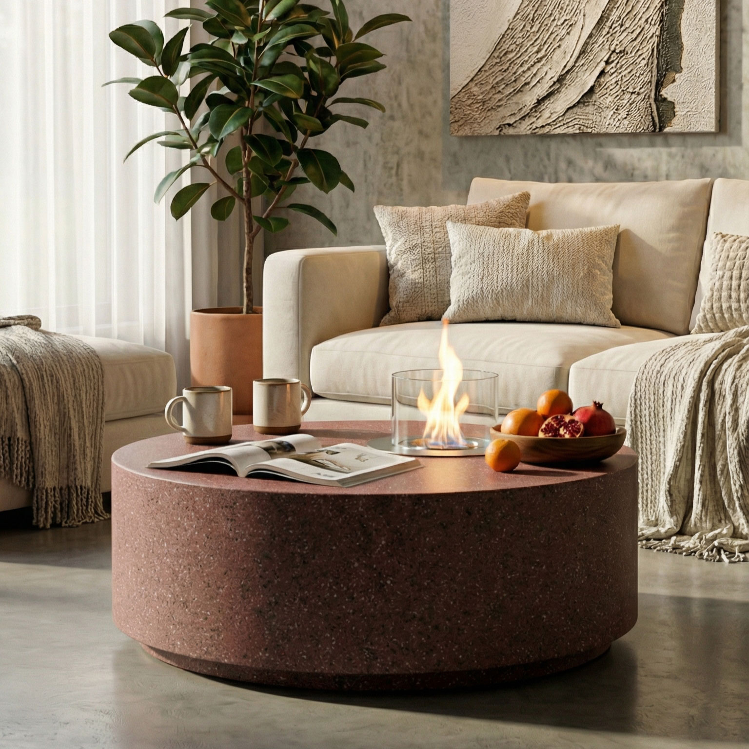 Cilindrico Hafif Beton Ateş Çukuru